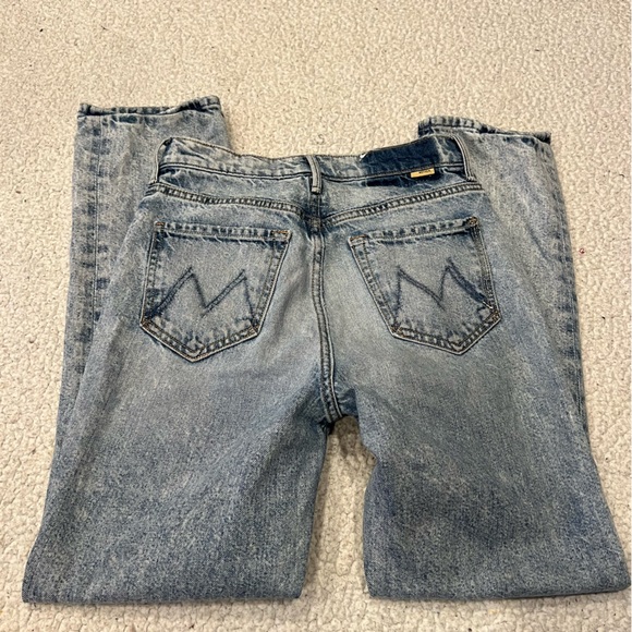 MOTHER SUPERIOR THE SWOONER RASCAL ANKLE Jeans Sign Wash Light - Picture 8 of 9